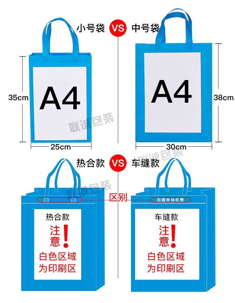 无纺布袋手提袋定制印字帆布购物环保袋培训班广告袋子定做logo(图6)
